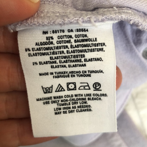 Anthropologie lilac high rise bootcut jeans NWT - Picture 6 of 6